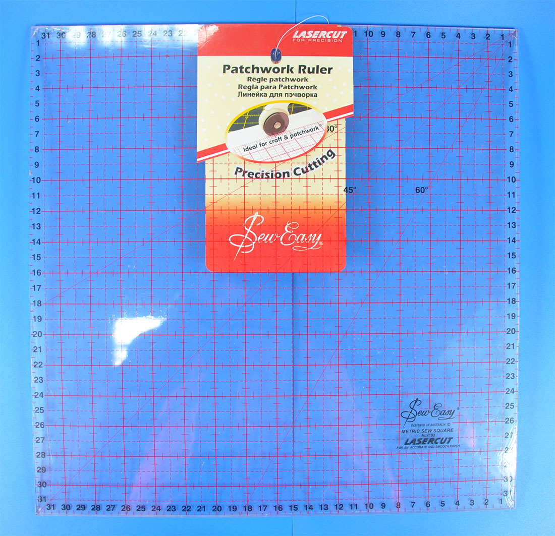 PATCH WORK RULER:SQ:32CM (NL4192)