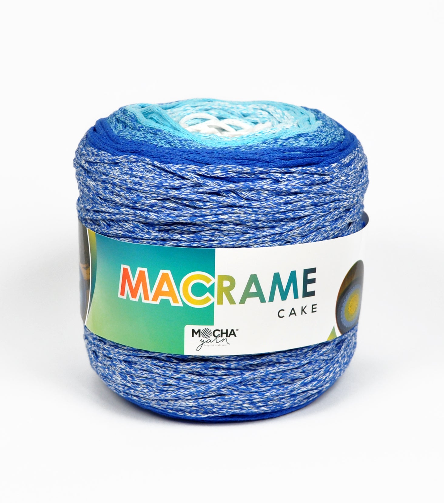 COT/POL YARN:250GR~350MTR (MOCHA/MACRAME CAKE)