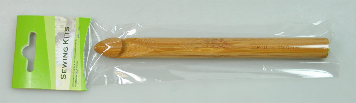 BAMBOO CROCHET HOOK;15MM (LOTUS/BCH-15MM)