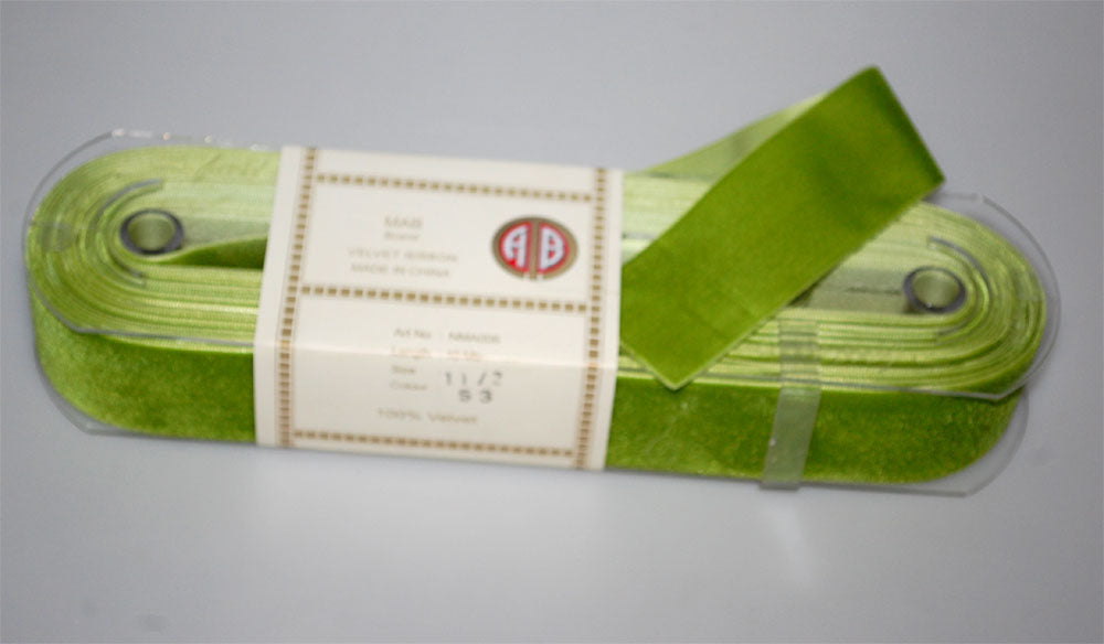 VELVET RIBBON:38MM:10M (NMA006-1-1/2)