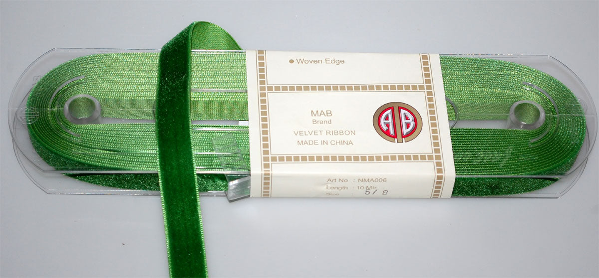 VELVET RIBBON:15MM:10M (NMA006-5/8)