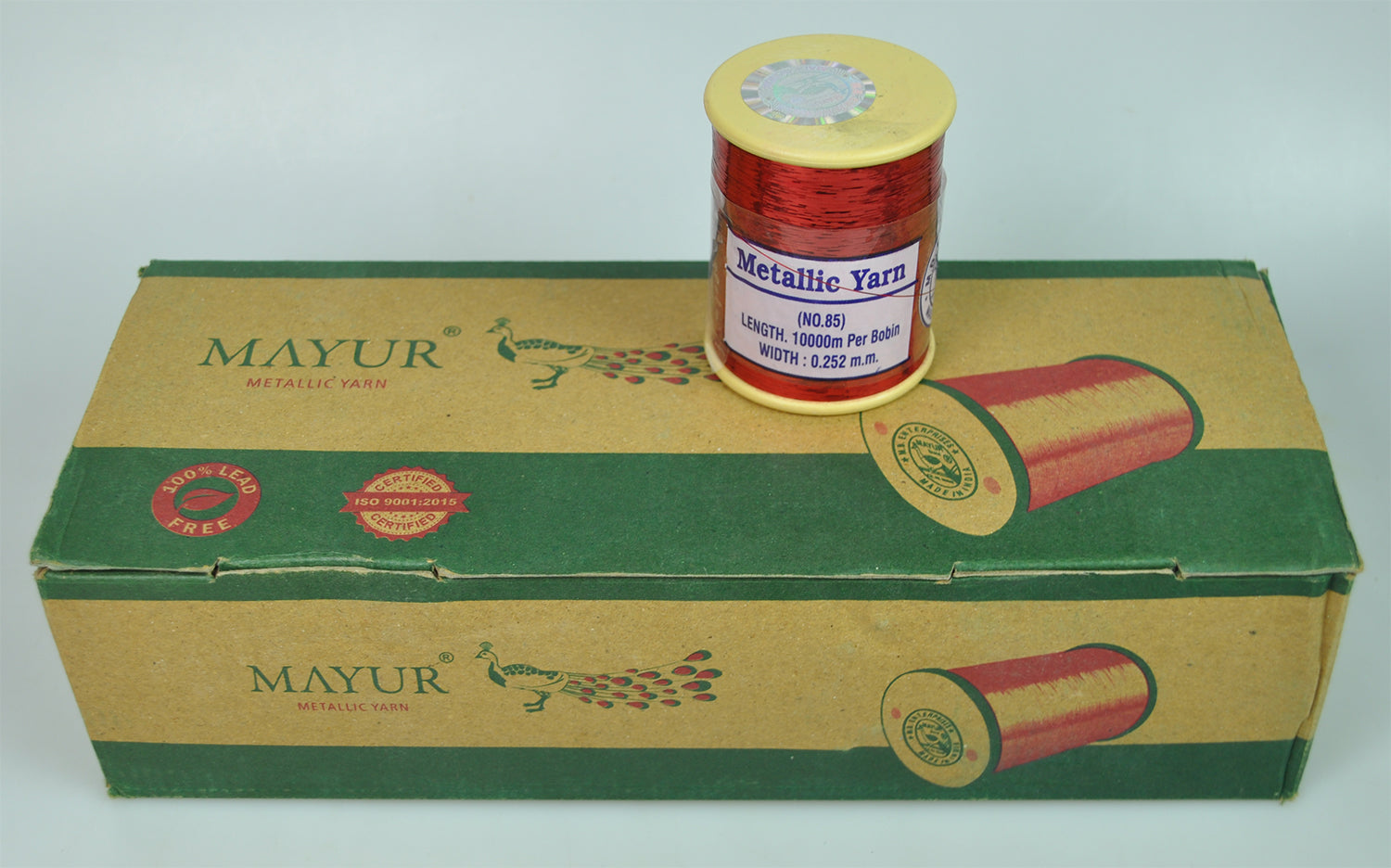 MET.YARN:10PC”MAYUR” (MAYU/YARN-COLS)