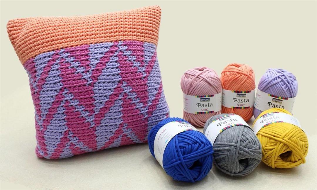 YARN"PASTA":65GRMx3BL (195GRM) (FC-S802)