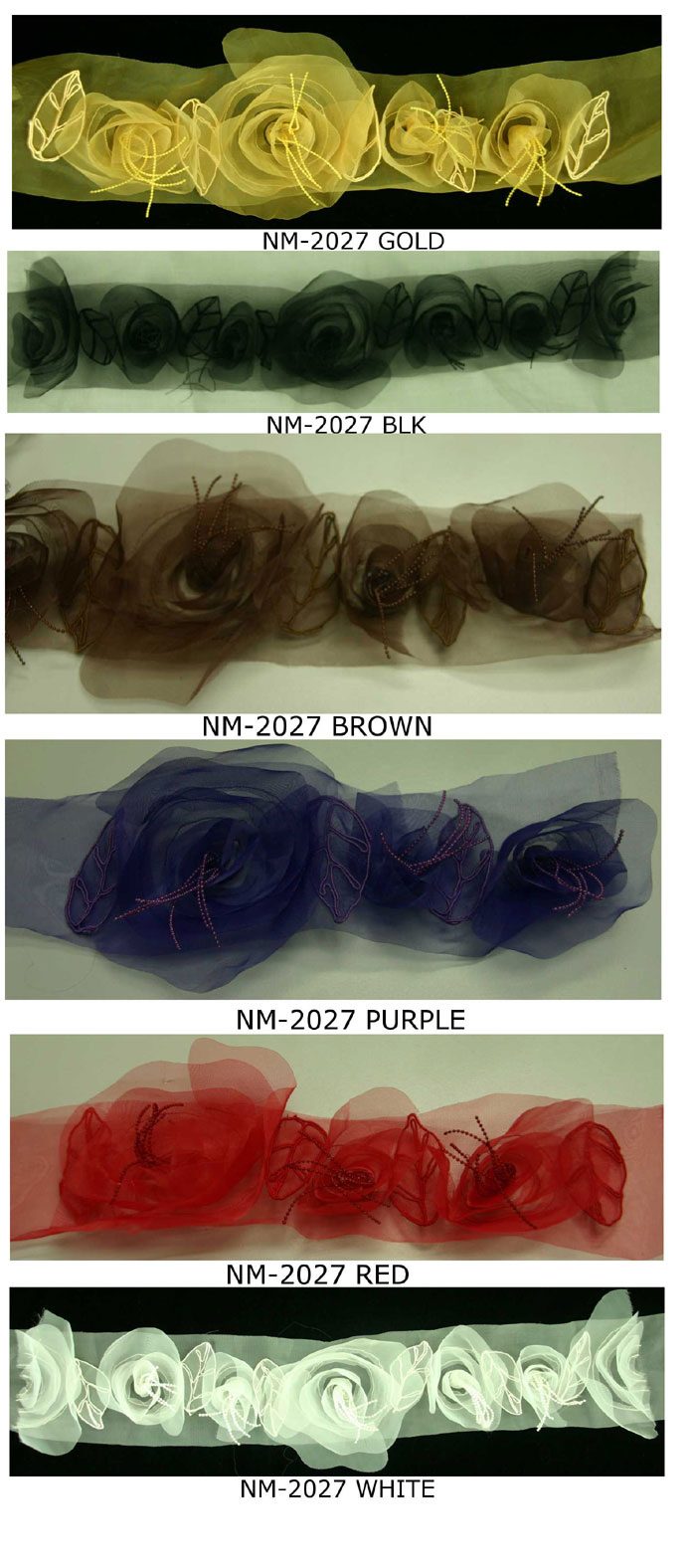 TRIMMINGS:2YD/PC:3.5" (NM-2027/3.5)
