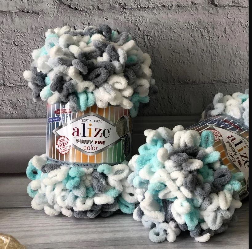 MICRO PL.YARN:5BLx100GR (500GM) (ALIZE/PUFFY FINE-C)