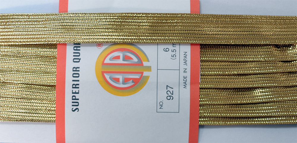 METALLIC YARN BRAID:6Y (5.5MTR) (927/33SPIN)