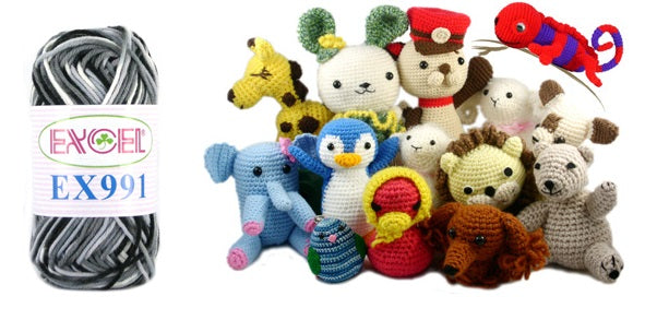 CROCHET YARN:400GRM (10BL) (FY-EX991C)