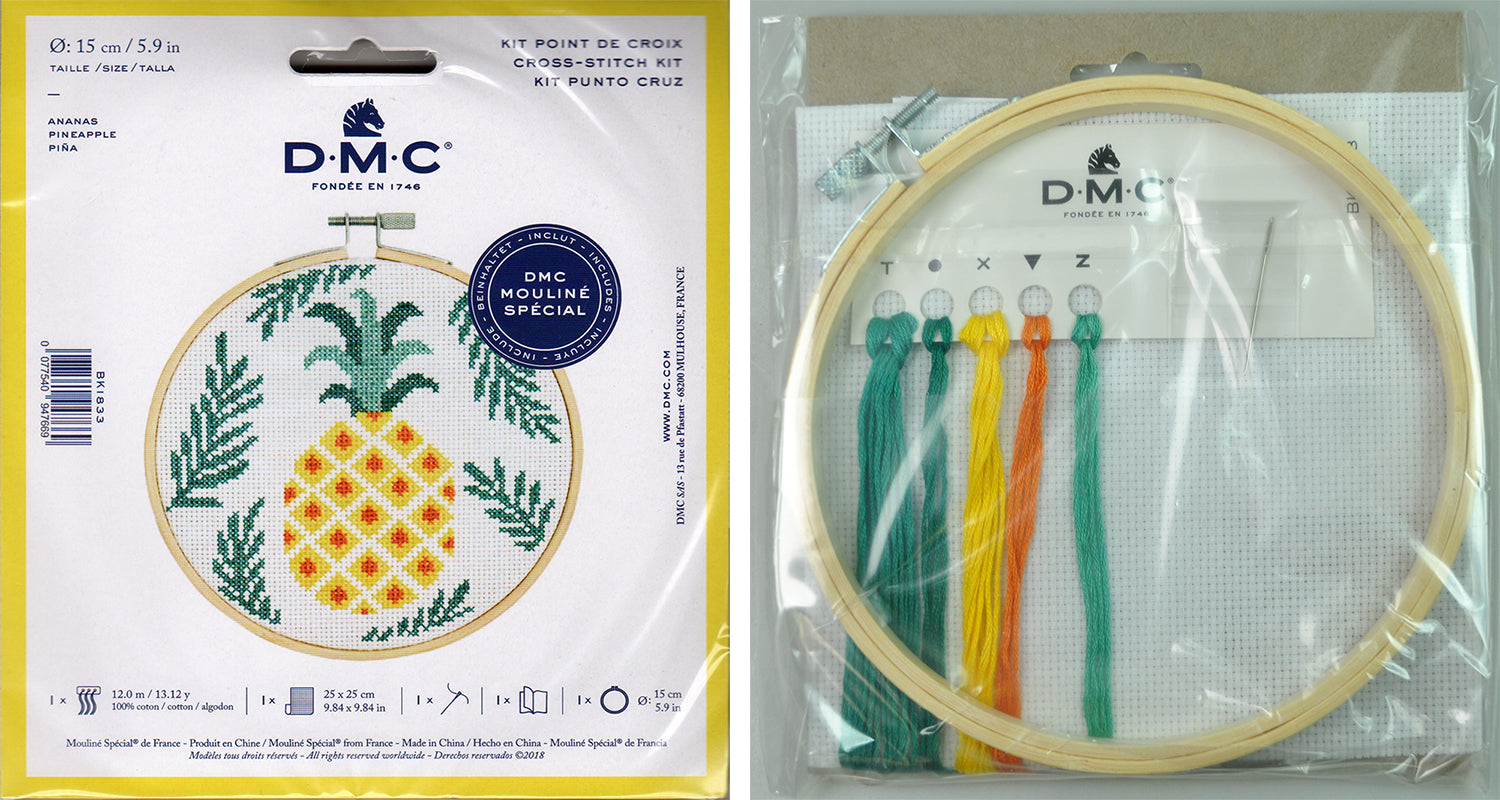 CROSS STITCH HOOP KIT (BK1833L/PCS)