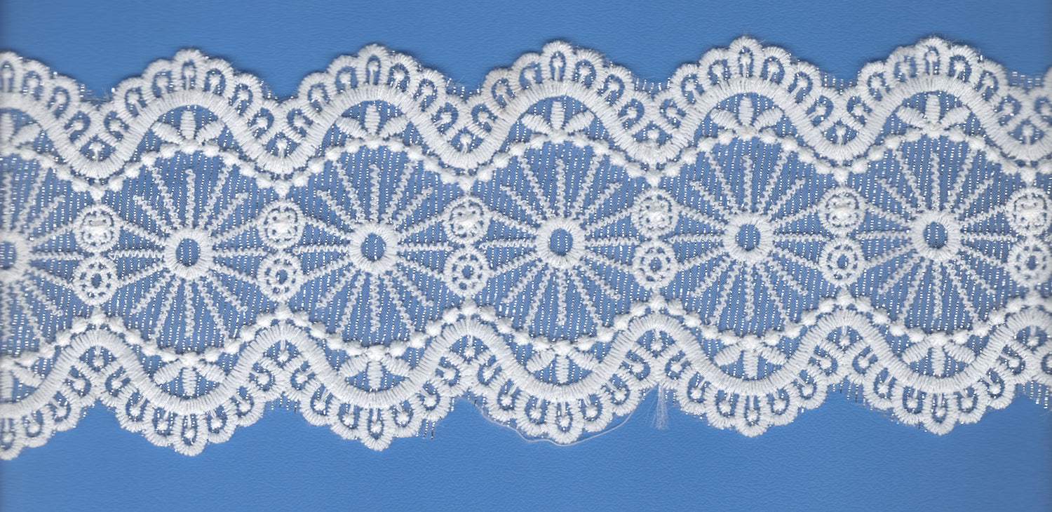 LACE W/SILVER DESIGN:10Y (2884/SIL)