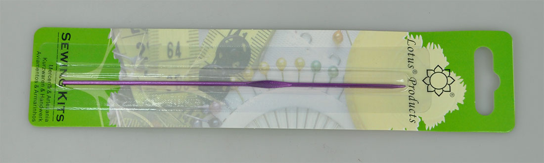 ALUMINIUM CROCH HOOK:5PC (LOTUS/ACH-2MM)