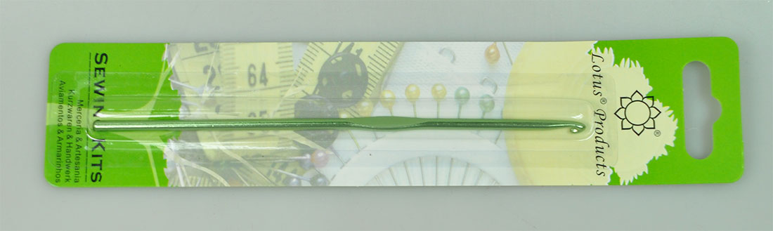 ALUMINIUM CROCH HOOK:5PC (LOTUS/ACH-3.5MM)