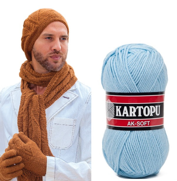 ACRYLIC YARN:5BLS (500GM) (KARTOPU/AKSOFT)