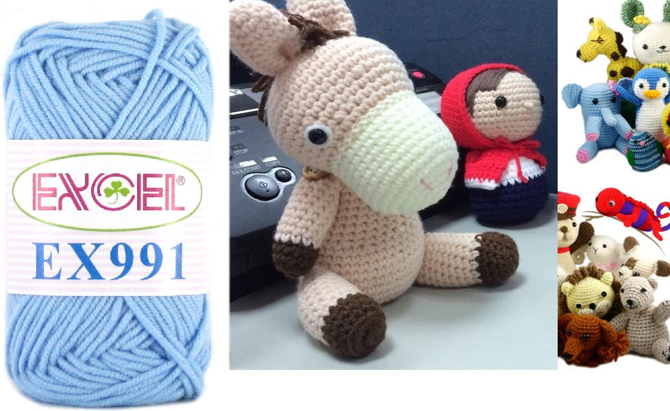 CROCHET YARN:400GRM (10BL) (FY-EX991)