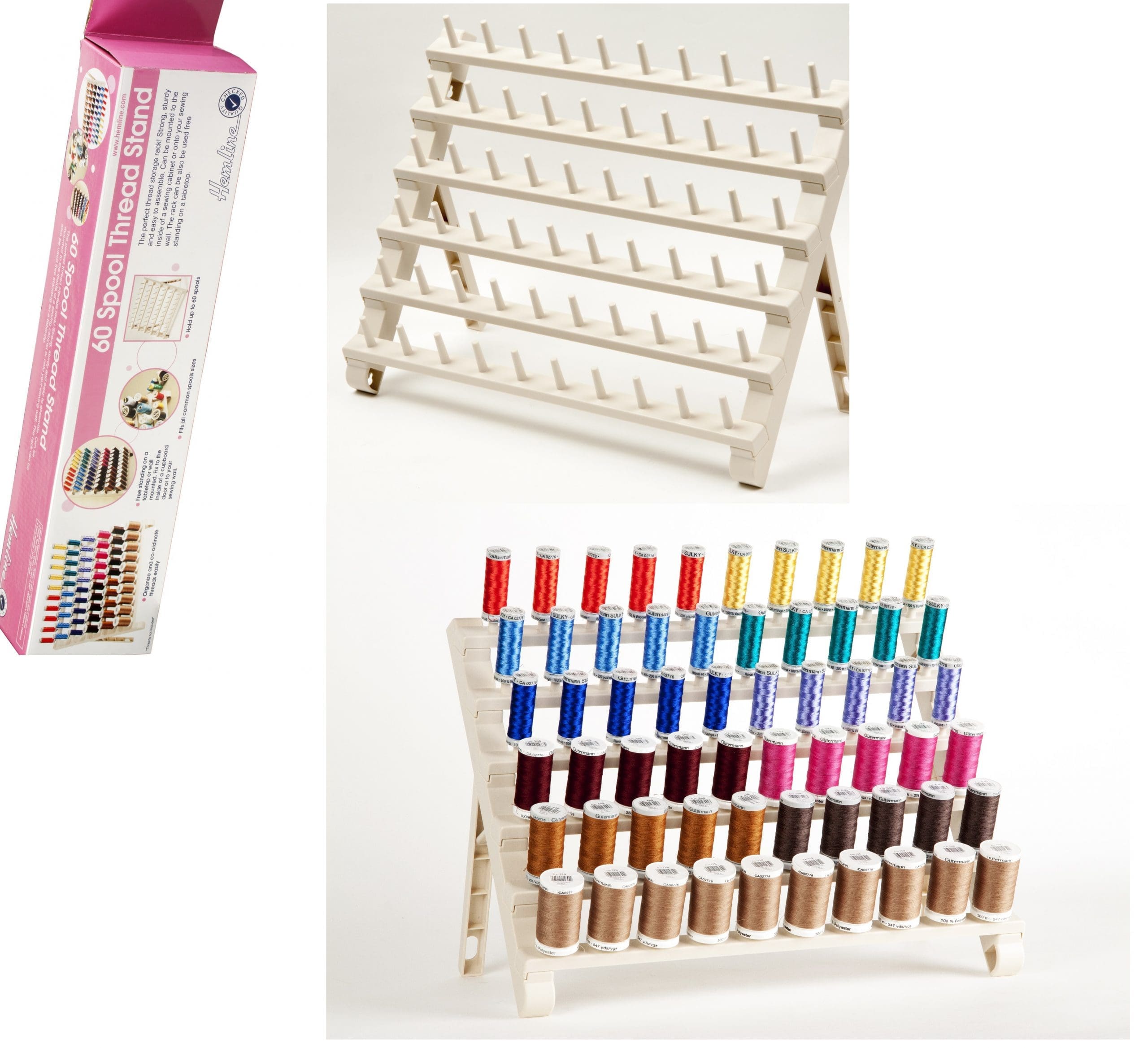 60-SPOOL THREAD STAND (N4062/HEM)