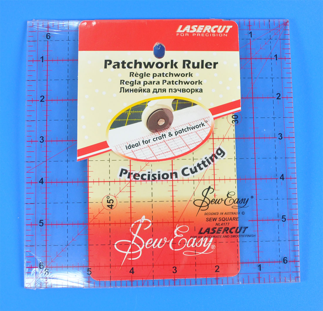 PATCHWORK RULER:6-1/2"x6-1/2" (NL4177)