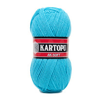 Aksoft Acrylic Yarn – 100 g × 5 Balls (KARTOPU/AKSOFT)