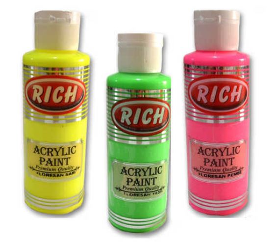 FLOURESCENT PAINT:130CC (FLORESAN ACRY/130CC)