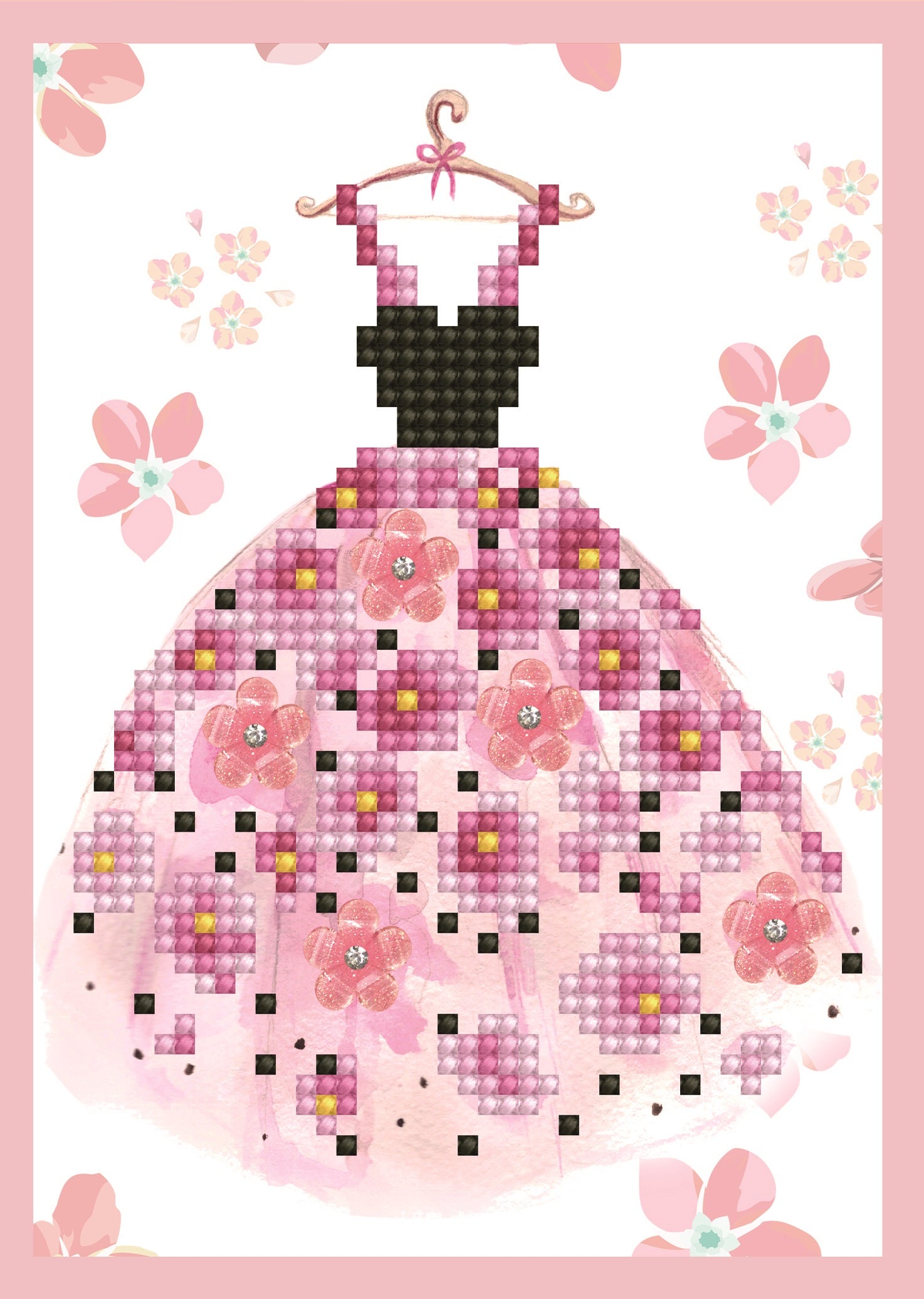 DIAMOND ART 1PC:GREETING CARD 5.0" x 7.0"(DDG.018)