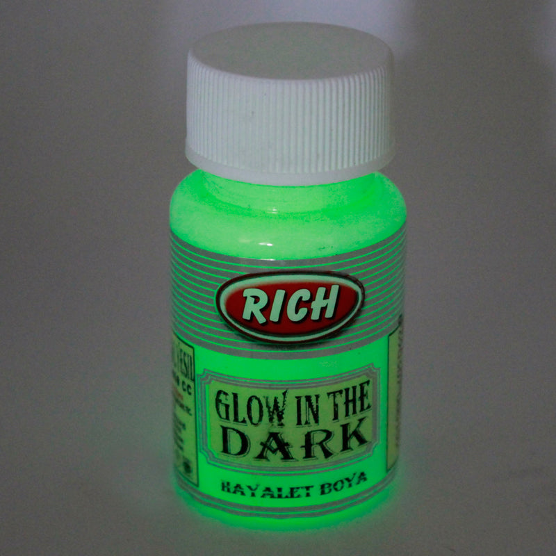 FABRIC PAINT:50CC (GLOW IN DARK-50CC)