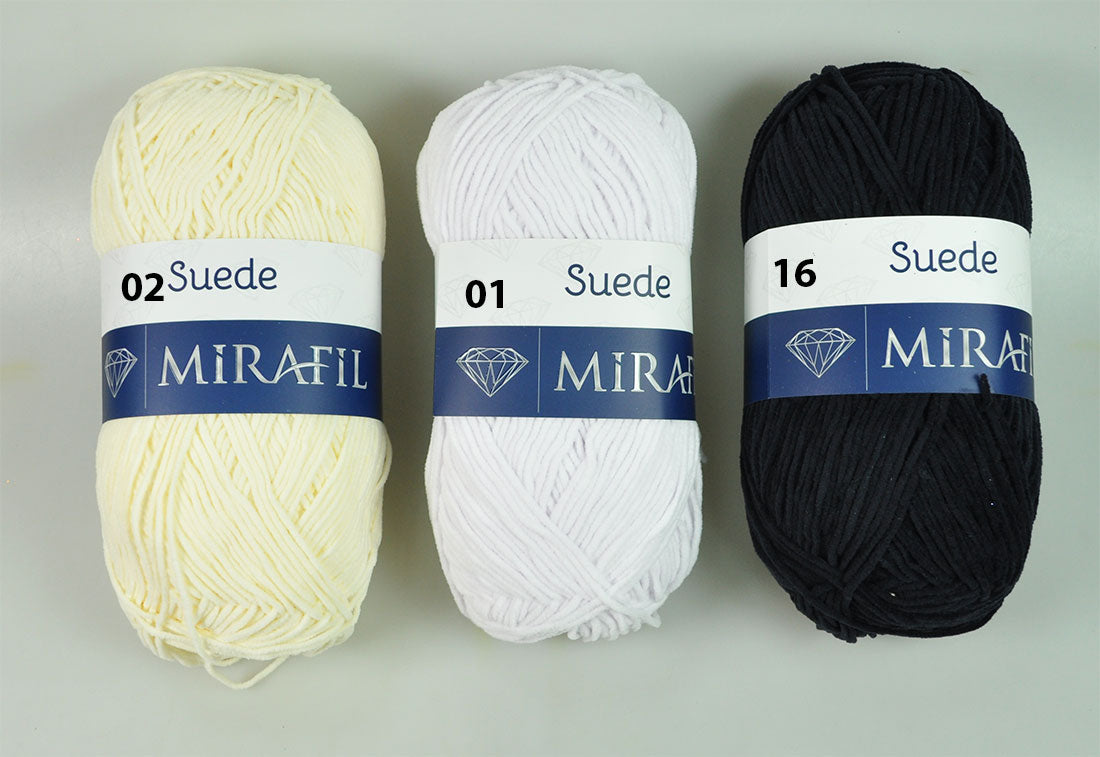POL/PES YARN:100GRx5BL (500GR) (MIRAFIL/SUEDE)
