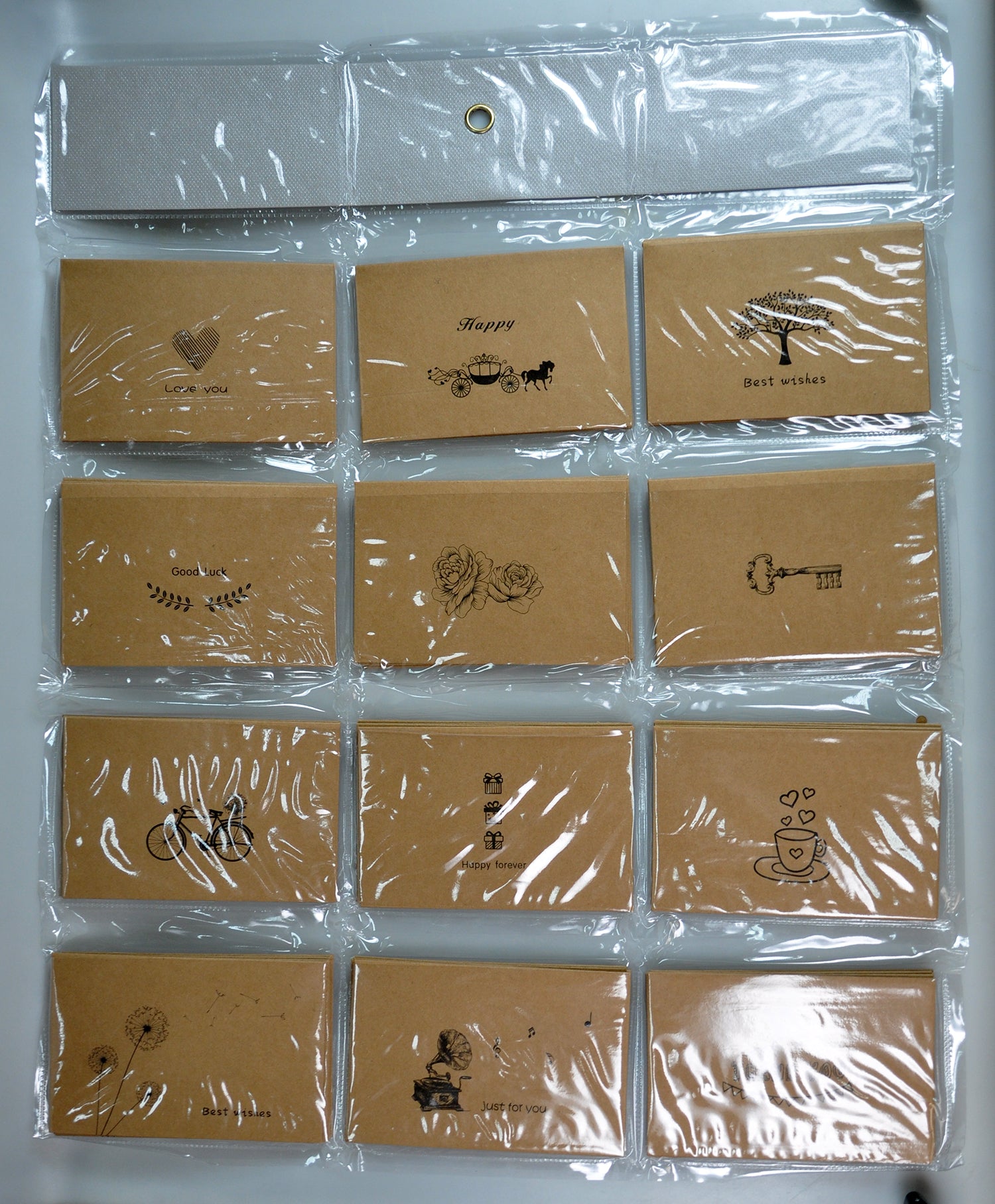 GREETING CARD W/ENV:84PC (LJ606-A)