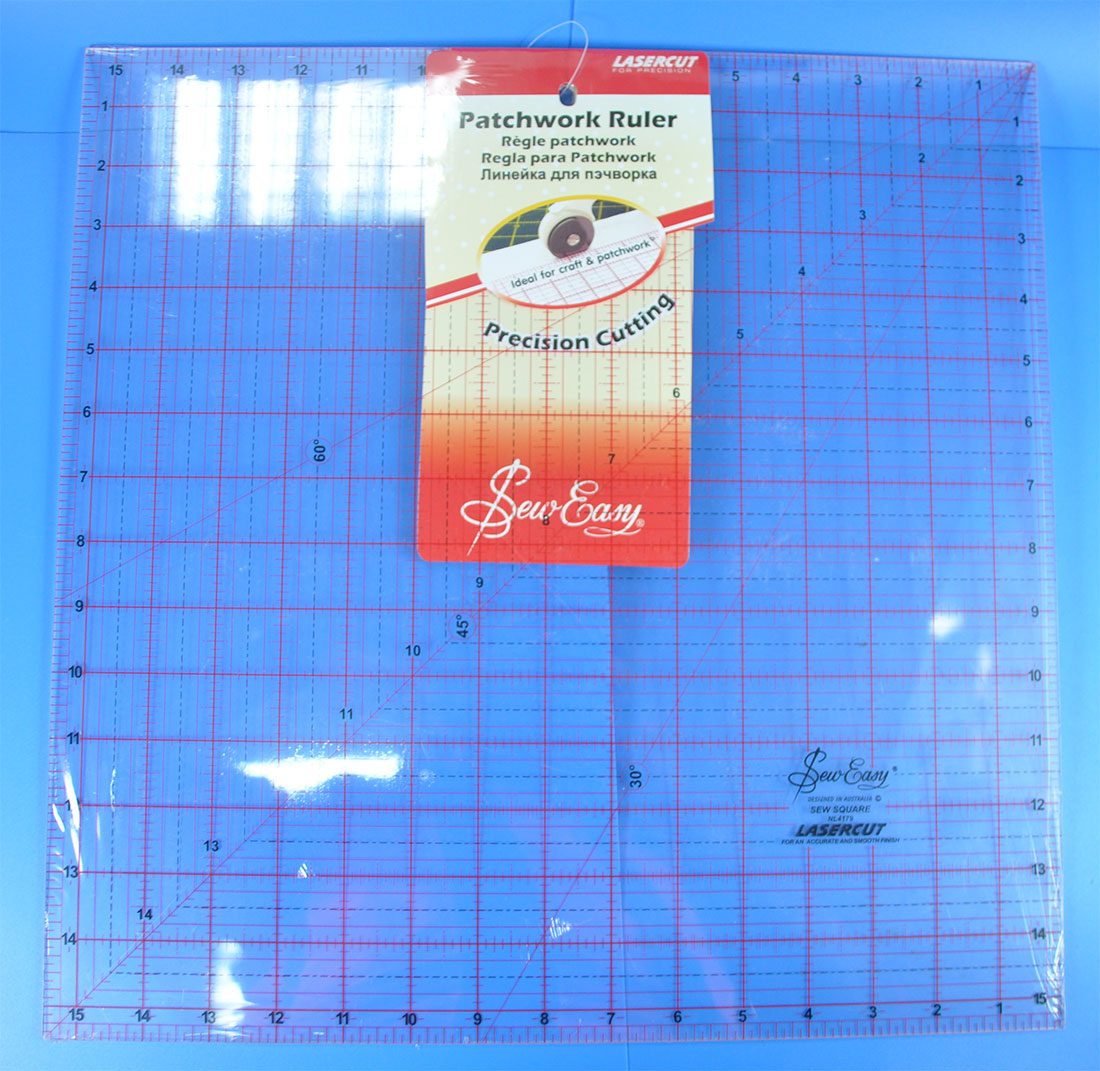 SQ.PATCHWORK RULER:15" (NL4179)