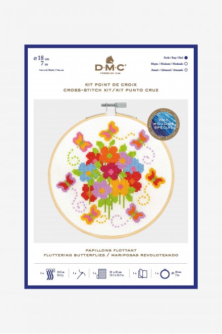 CROSS STITCH HOOP KIT:7" (BK1851)