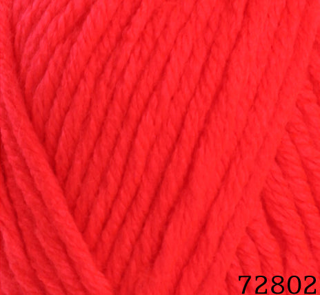 ACR.WOOL YARN:100GRx5BL (500GR) (HIM/E.DAY BIG NEON)