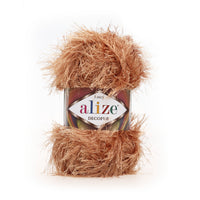 Alize Decofur Plush & Fancy Yarn – 5 x 100g (500GRM) (ALIZE/DECOFUR)