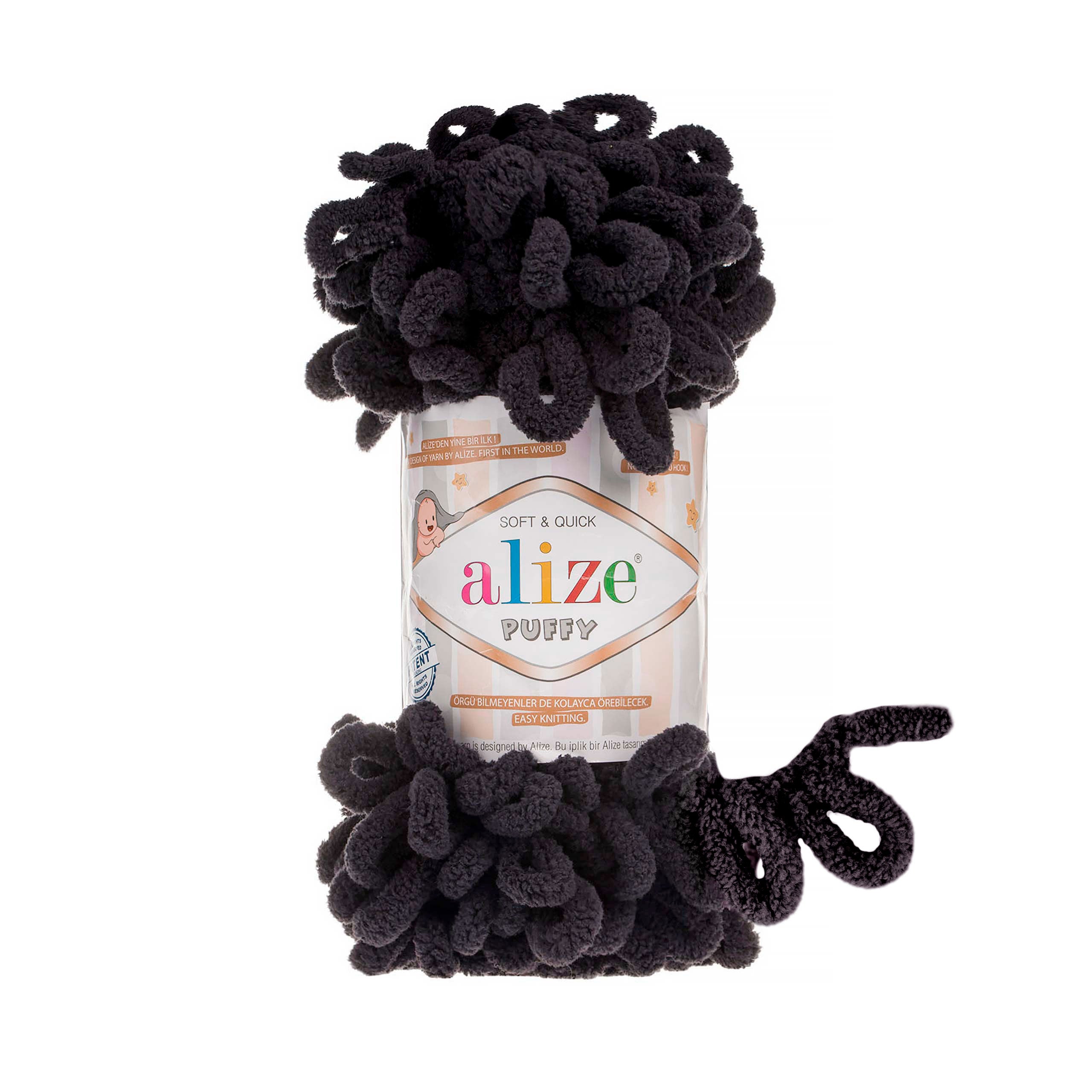 MICRO PL.YARN:5BLx100GR (500GM) (ALIZE/PUFFY)