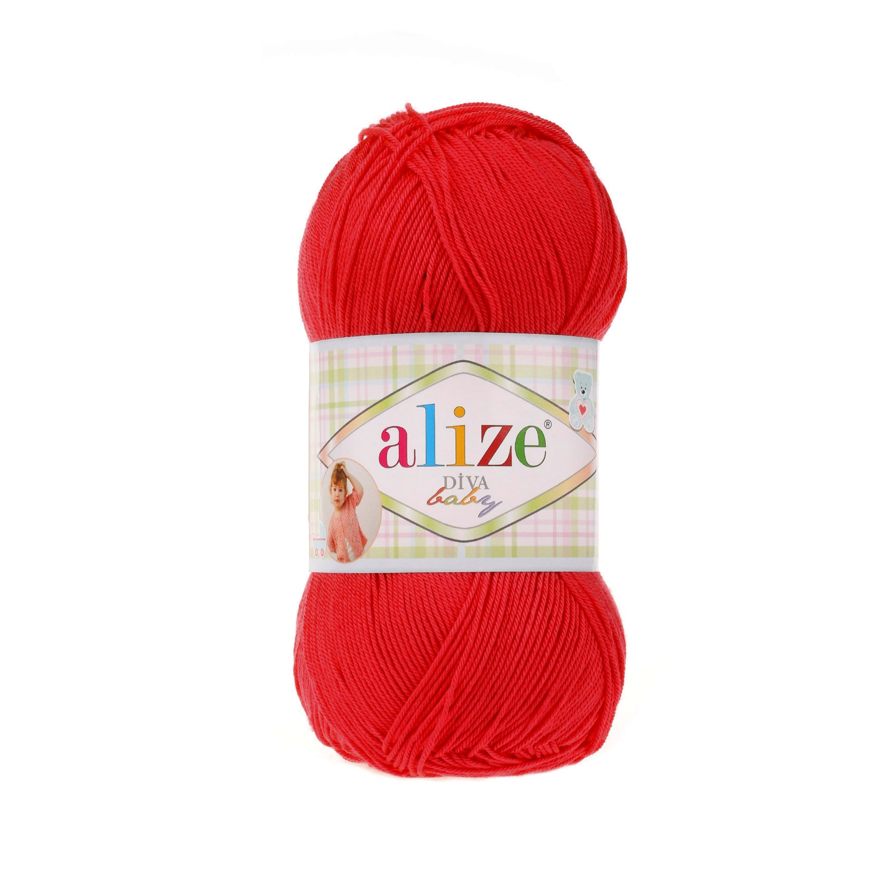 COT/ACY.YARN:5BLx100GR (500grm) (ALIZE/DIVA BABY)