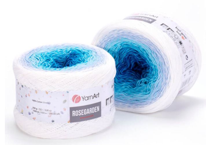 YARNART 100% COTTON;250GX2B (500G/PKT) (Y-ART/ROSEGARDEN)