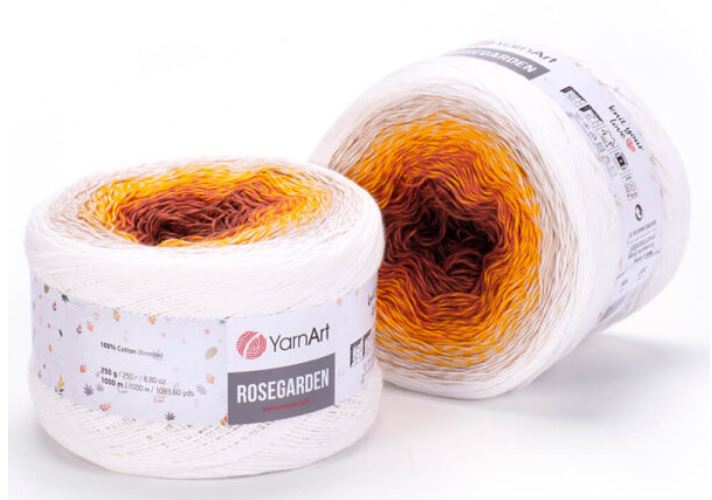 YARNART 100% COTTON;250GX2B (500G/PKT) (Y-ART/ROSEGARDEN)