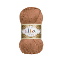 Alize Diva Silk Microfibre Yarn – 5 x 100g (500grm) (ALIZE/DIVA SILK)