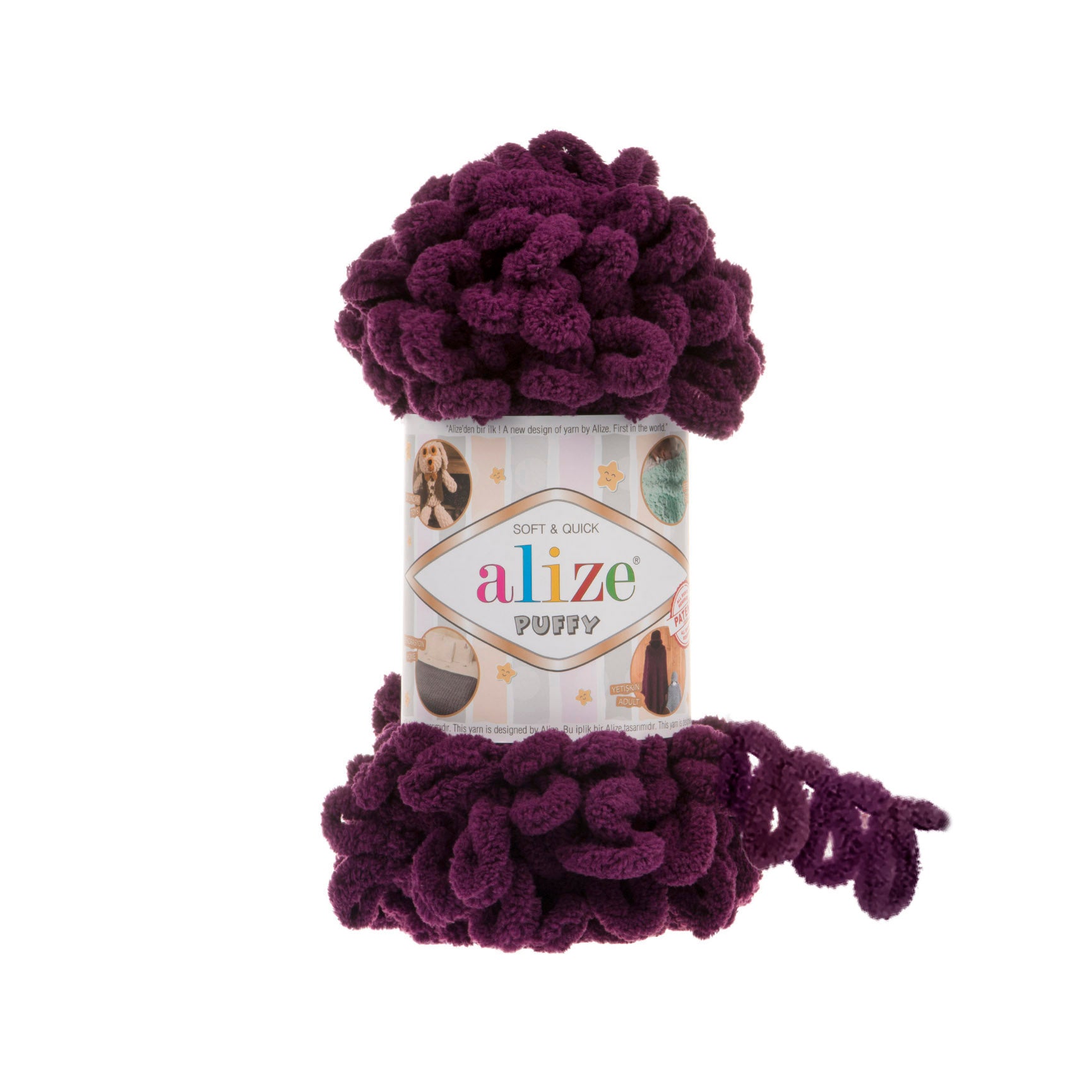 MICRO PL.YARN:5BLx100GR (500GM) (ALIZE/PUFFY)