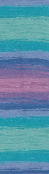 COT/ACY.YARN:5BLx100GR (500grm) (ALIZE/COTTON BATIK)