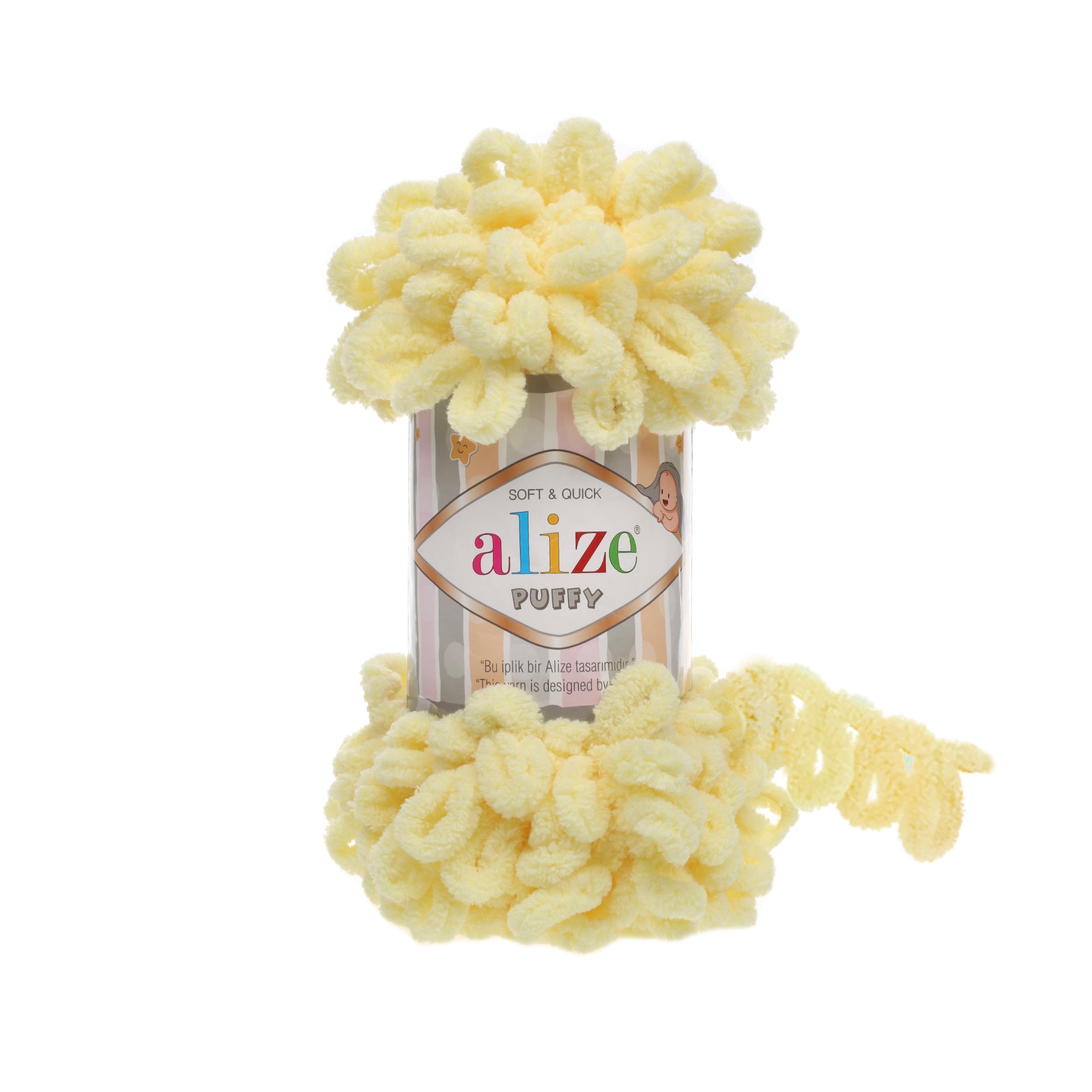 MICRO PL.YARN:5BLx100GR (500GM) (ALIZE/PUFFY)