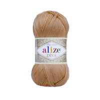 Alize Diva Silk Microfibre Yarn – 5 x 100g (500grm) (ALIZE/DIVA SILK)