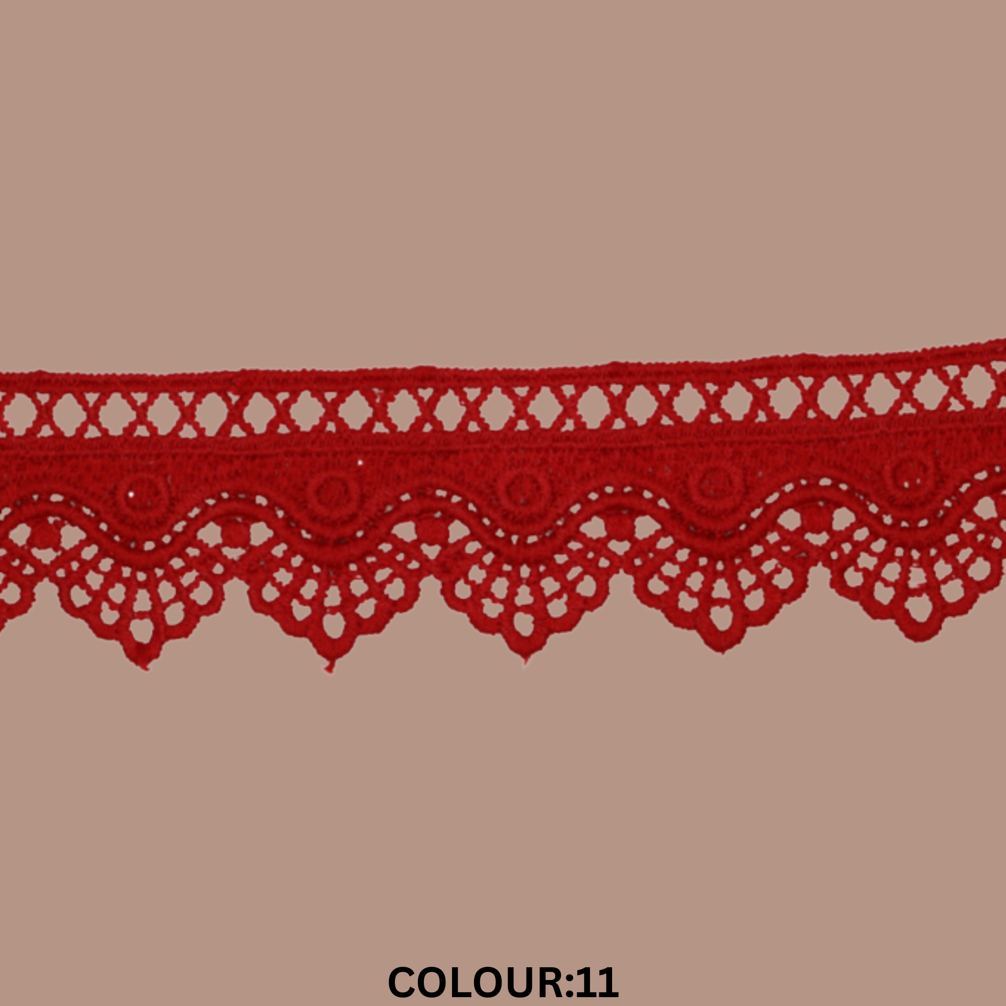 Guipure Lace Trimming – 4CM x 10MTR M-8 (M8)