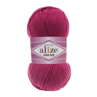 Alize Cotton Gold Cotton-Acrylic Yarn – 5 x 100g (500grm) (ALIZE/COTTON GOLD)