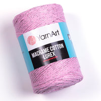 YarnArt Macrame Cotton Lurex Yarn – 250 g – Pack of 4 (Y-ART/COTTON LUREX)