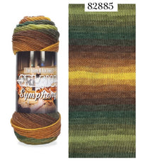 SUPREME ACRYLIC YARN:100GRx5BL (ORLANA SYMPHONEY)