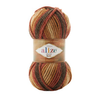 Alize Superlana Maxi Batik Wool-Blend Yarn (500GRM) (ALIZE/MAXI BATIK)