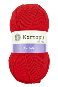 Aksoft Acrylic Yarn – 100 g × 5 Balls (KARTOPU/AKSOFT)