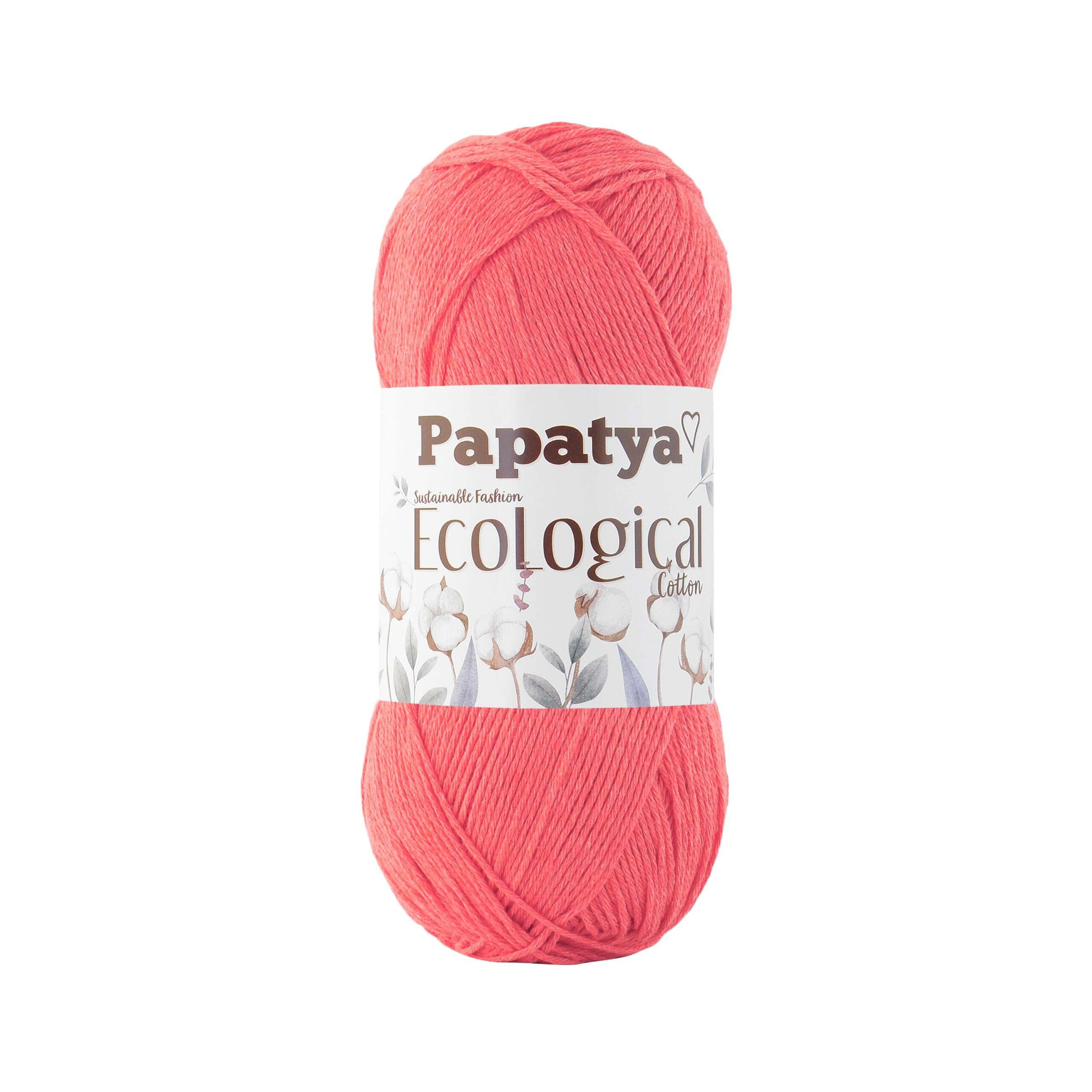 COTTON YARN:100Gx5BL(500GR) (PAPATYA/ECOLOGICAL)