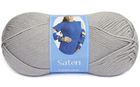 Nako Saten Micro Acrylic Yarn – 100 g – Pack of 5 (NAKO/SATEN)