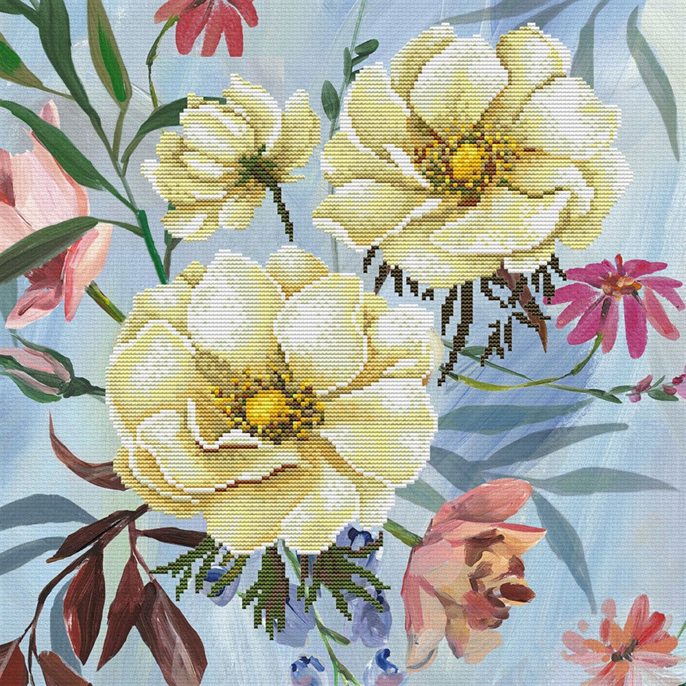 NO-COUNT CROSS STITCH KIT 15.75" x 15.75" (650.034)