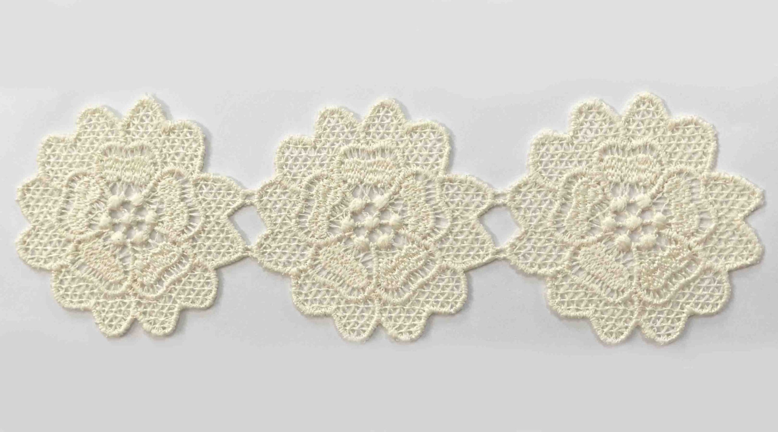 CHEM.CUT LACE W/TEX:15Y:5.63CM (TX63-1001)