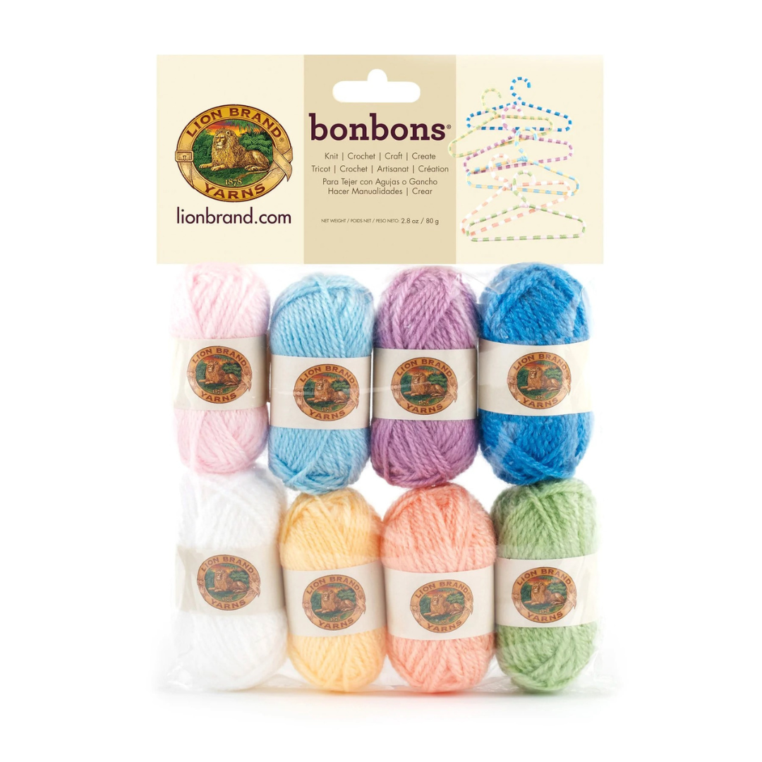 ACRY.MINI YARNS:8PC*10G(80GRM) (LION/BONBONS)