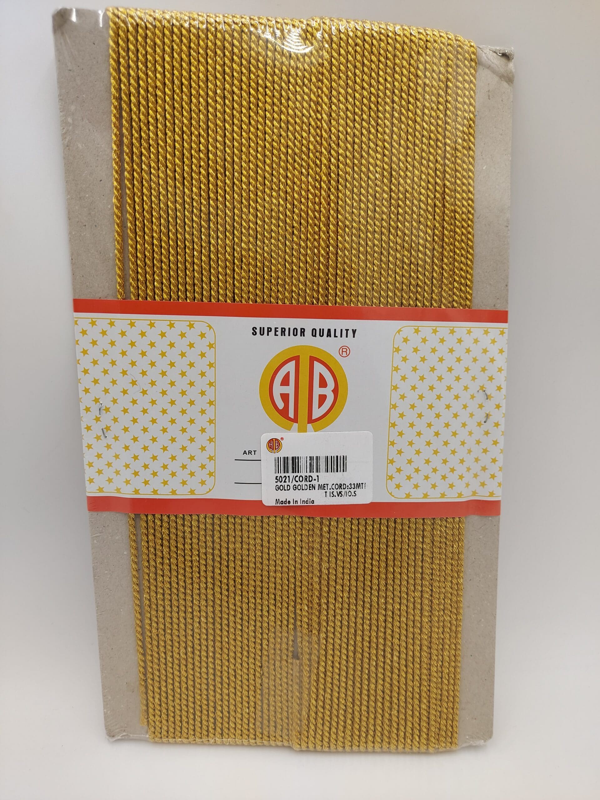 GOLDEN MET.CORD:33MTR (5021/CORD)